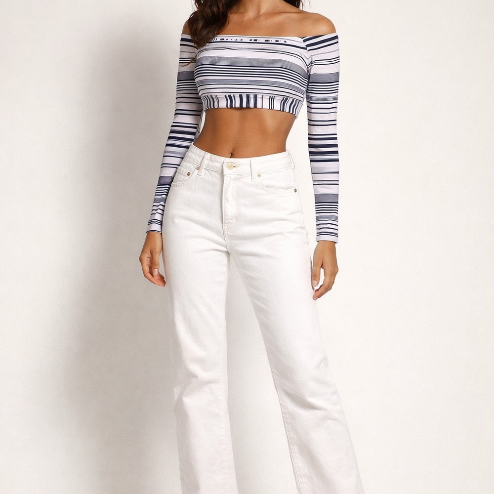 Gianfranco Ferre White Cotton Jersey Top